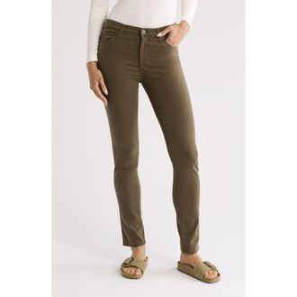 AG - Adriano Goldschmied The Prima Cigarette Leg Skinny Jeans in Shady Moss at Nordstrom Rack, Size 26