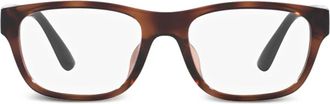 Polo Ralph Lauren rectangle-frame glasses - Brown