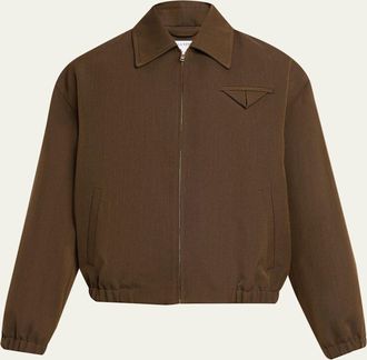 Bottega Veneta Suede Blouson Jacket