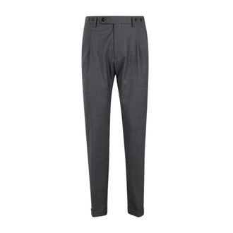 Berwick 1707 Cropped Trousers - male - Berwick - Suit Trousers - Gray - XL - Trousers