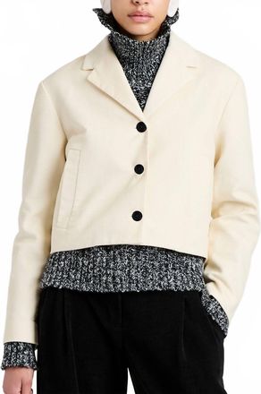 Proenza Schouler Nima Long Sleeves Jacket In Off White