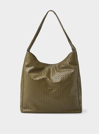 Simons Womens Basketweave tote bag