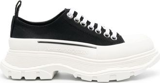 スニーカー alexander mcqueen White canvas Canvas Sack sneakers Alexander McQueen White Canvas Sack Sneakers from $559.00