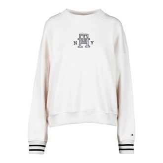 Tommy Hilfiger sweatshirt - Dames - Sweatshirts - Beige - L - Katoen - Hoodies & sweatvesten
