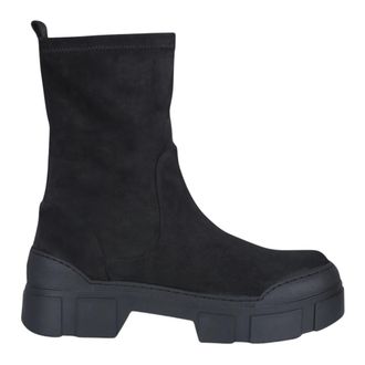 Vic Mati&eacute; Schoenen, Dames, Zwart, 40 EU, Su&egrave;de, Tronchetto in pelle scamosciata