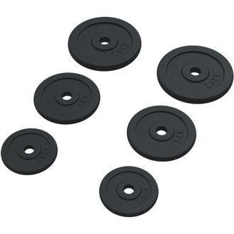 vidaXL Discos De Pesas De Hierro Fundido 6 Piezas 30 Kg Vidaxl