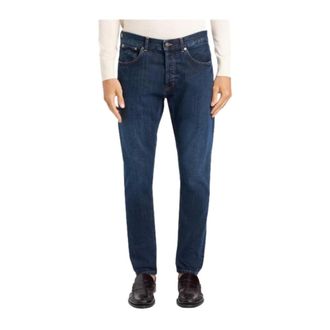 Dondup George Slim Jeans - Heren - Jeans - Blauw - Maat: W33 Katoen