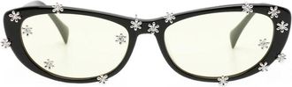 Yvmin Flower Cat-eye Sunglasses