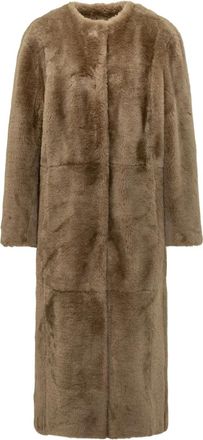 Stand Studio Cappotto in pelliccia sintetica - Marrone