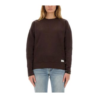 Saint Laurent Dames, Sweatshirts & Hoodies, Bruin, Maat: M Fleece