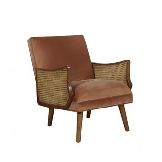 Robin des Bois Sill&oacute;n de hevea, rejilla y terciopelo caramel
