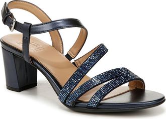 Naturalizer Bridget 2 Sandal in French Navy Faux Leather at Nordstrom Rack, Size 9.5