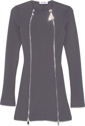 The Attico Zipped Mini Dress - Womens - Polyester