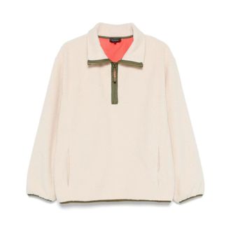 A.P.C. Zip-throughs, male, Beige, Size: XL Beige Sweater with Zip Fastening