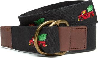 J.McLaughlin J.Mclaughlin Ashton Leather-Trim Belt