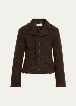 6397 Rawedge Tweed Jacket