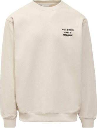 Drôle de Monsieur Logo-printed Crewneck Sweatshirt