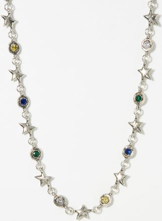 TwoJeys Mens Mixed stone and star necklace