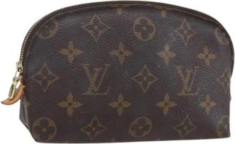Louis Vuitton Clutch Pre-owned in Tela - - Pre-owned - Donna - Marrone - ONE SIZE