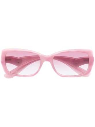 Dolce & Gabbana Eyewear Occhiali da sole rettangolari - Rosa