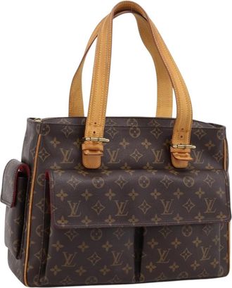 Louis Vuitton Multipli Cite Monogram Canvas Brown Canvas Handbag (Pre-Owned)