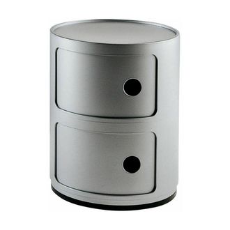 Kartell Componibili Mueble De Almacenamiento Plata Negro Rojo Blanco
