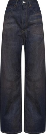 Maison Margiela Wide-leg Jeans - Dames - Loose Fit Jeans - Blauw - W30 - Katoen - Jeans