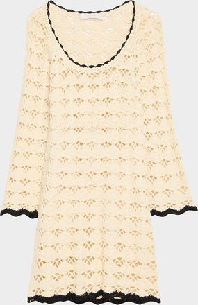 Zimmermann Rhiannon Crochet Mini Dress