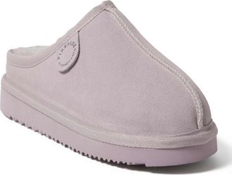 Dearfoams Fireside By Dearfoams Womens Greta Genuine Shearling Clog Slipper