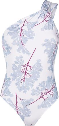 Clube Bossa Draper one-shoulder swimsuit - women - Polyamide/Elastane - M - Blue