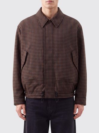 Loewe Bomber a quadri in lana stile camicia con colletto classico