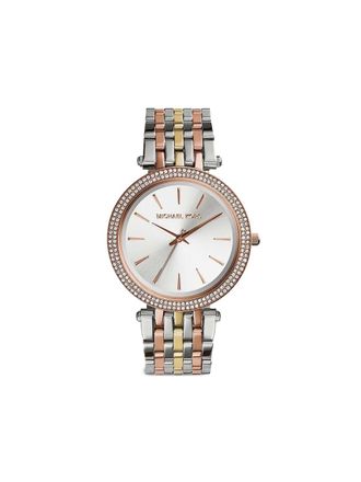 Michael Kors Two-tone 21mm - women - stainless steel/Cubic Zirconia - One Size - Grey