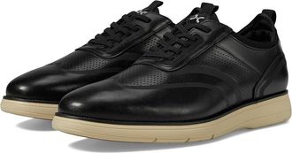 Stacy Adams Edgewood Wing Tip Elastic Lace Mens Lace-up Boots Black : 11.5 M, Leather