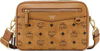 MCM diamond Camera Bag In Visetos
