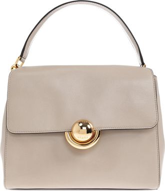 Furla Domus S Structured Smooth Leather Handbag