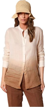 Mason's Ori&euml;ntaalse Stijl Ramie Shirt - Dames - Overhemden - Veelkleurig - S - Overhemden