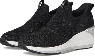 Skechers The Triple Wedge Womens Shoes Black : 7.5 B - Medium, Textile