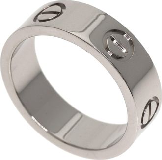 Cartier White Gold White Gold (18K) Band Ring (Pre-Owned)