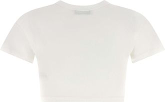The Attico Womens White Cotton T-Shirt