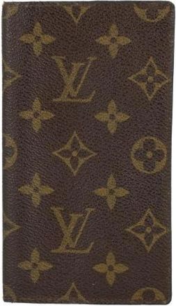 Louis Vuitton Pre-owned Checkbook Holder - Dames - Vintage Accessoires - Bruin - ONE Size - Vintage