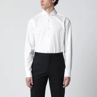 Xacus Travel Tailor Fit shirt white