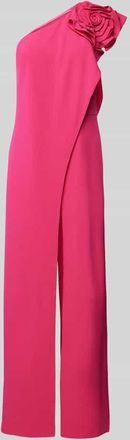 Adrianna Papell Jumpsuit mit One-Shoulder-Träger in Pink, Größe 42