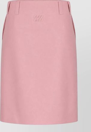 Miu Miu mohair mini skirt