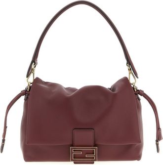 Fendi Red Mamma Medium Shoulder Bag