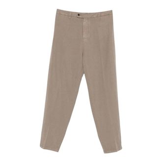Dondup Wide Trousers, male, Brown, Size: W31 Mason Trousers