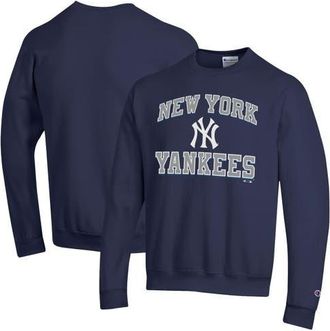 Champion Mens Champion Navy New York Yankees Heart & Soul Powerblend Sweatshirt at Nordstrom, Size X-Large