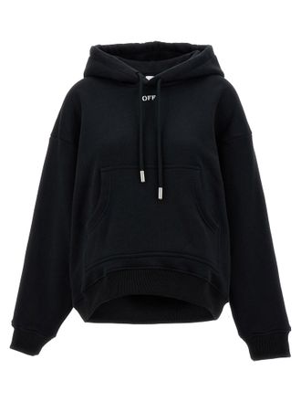 Tシャツ・カットソー OFF WHITE Men Hoodies OMBA054S24FLE0021001 Black Buy Off-White Big Logo Slim Hoodie 'Black//White