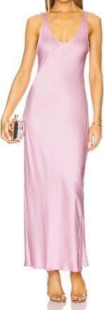 L'agence Akiya Tank Dress In Mauve Mist