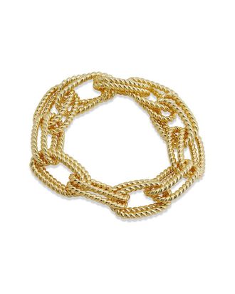 Savvy Cie Jewels 18K Plated Link Bracelet