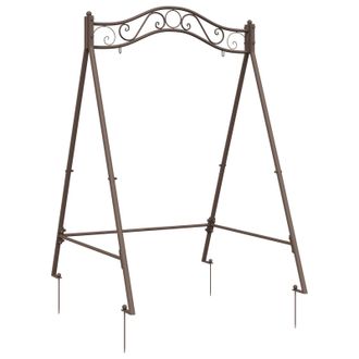 vidaXL Estructura De Columpio Marr&oacute;n Antiguo 113 X 121,5 X 168 Cm Vidaxl